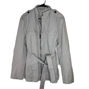 Adidas SLVR Gray Belted Jacket